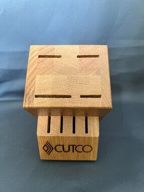 Cutco Wooden Knife Block Storage Stand With 11 Slots Durable